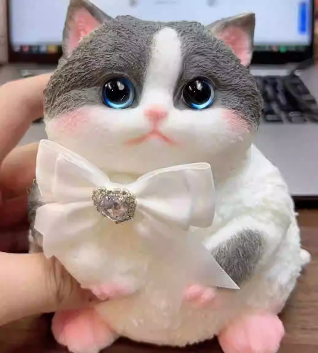 Adorable Handmade Cat Silicone Stress Toy