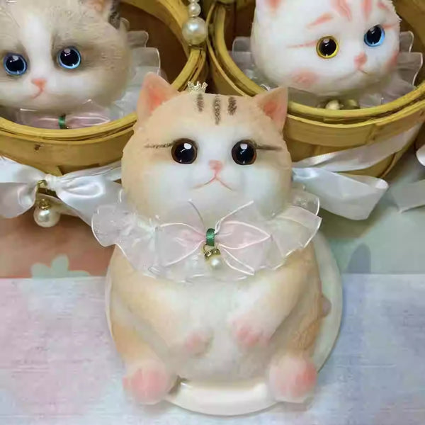 Adorable Handmade Cat Silicone Stress Toy