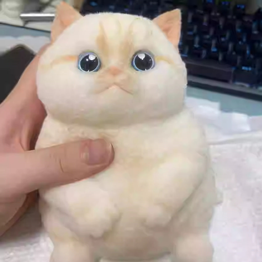 Adorable Handmade Cat Silicone Stress Toy