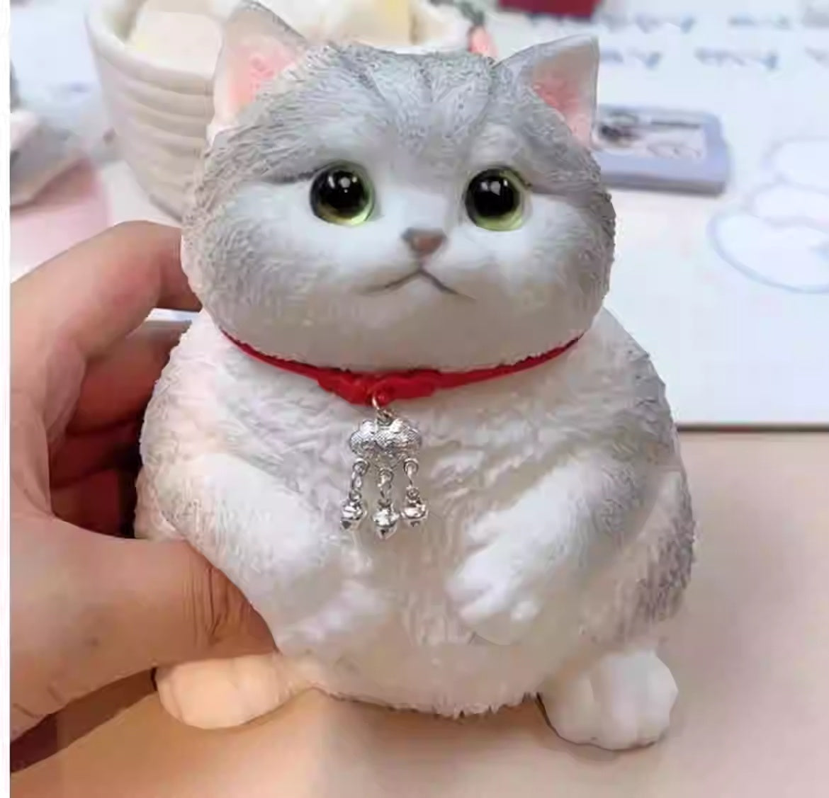 Adorable Handmade Cat Silicone Stress Toy